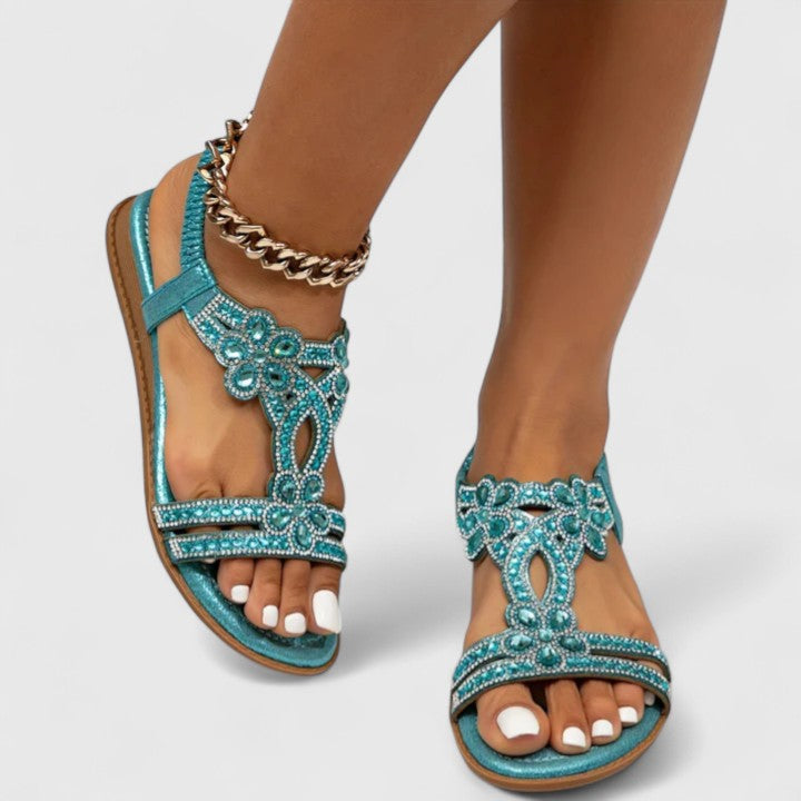 Thea | Funkelnde Komfort-Sandalen
