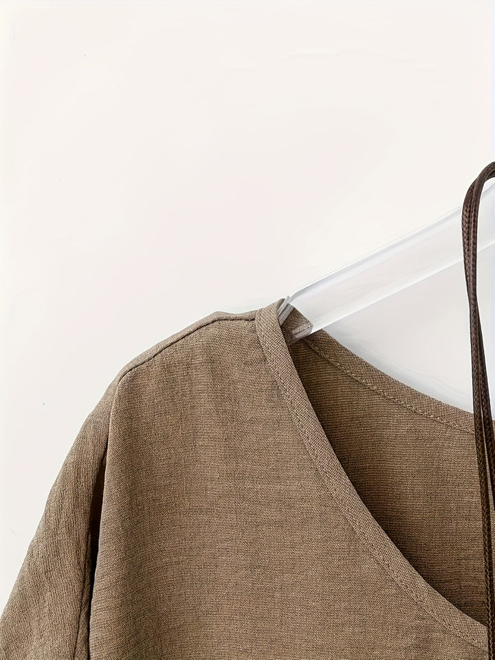 Angelika | Fließende Bluse mit Fledermausärmeln
