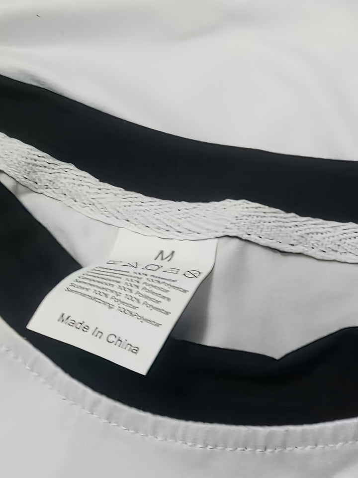 Erich | Sportliches Langarmshirt im Zweifarben-Design
