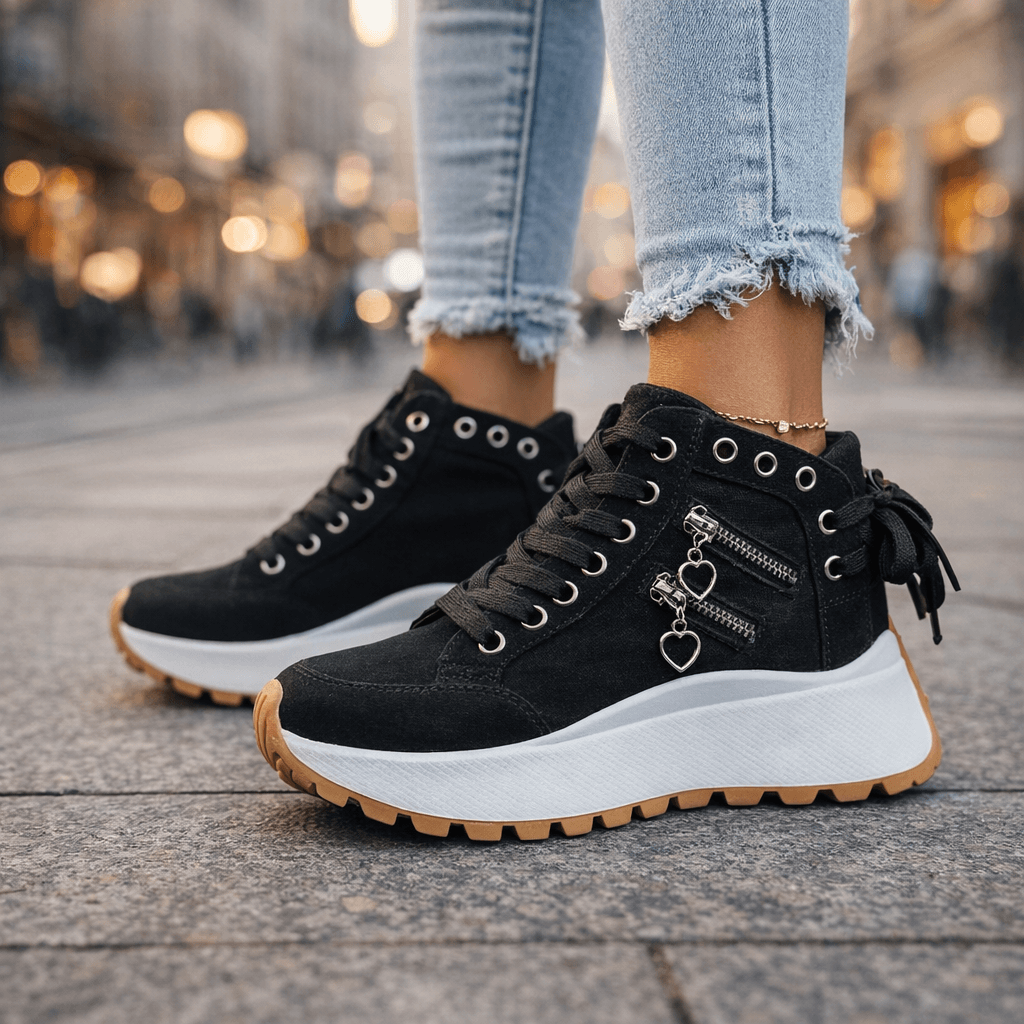 Kerstin | Sportliche High-Top-Sneaker