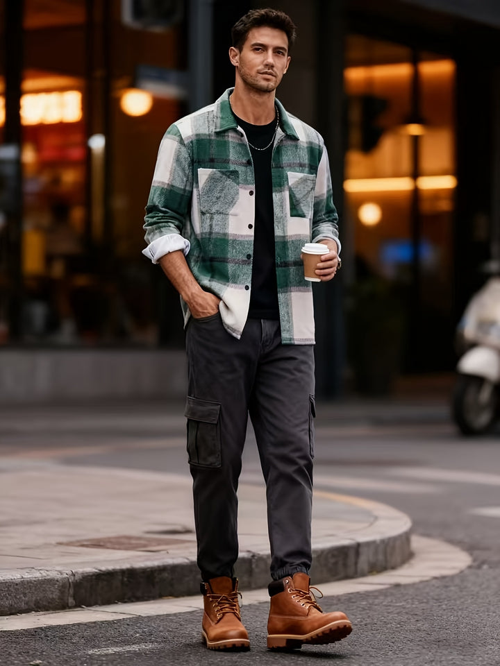 Reinald | Karierte Hemdjacke