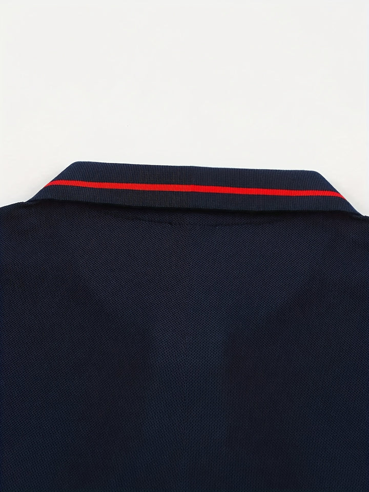 Michael | Klassisches Langarm-Poloshirt