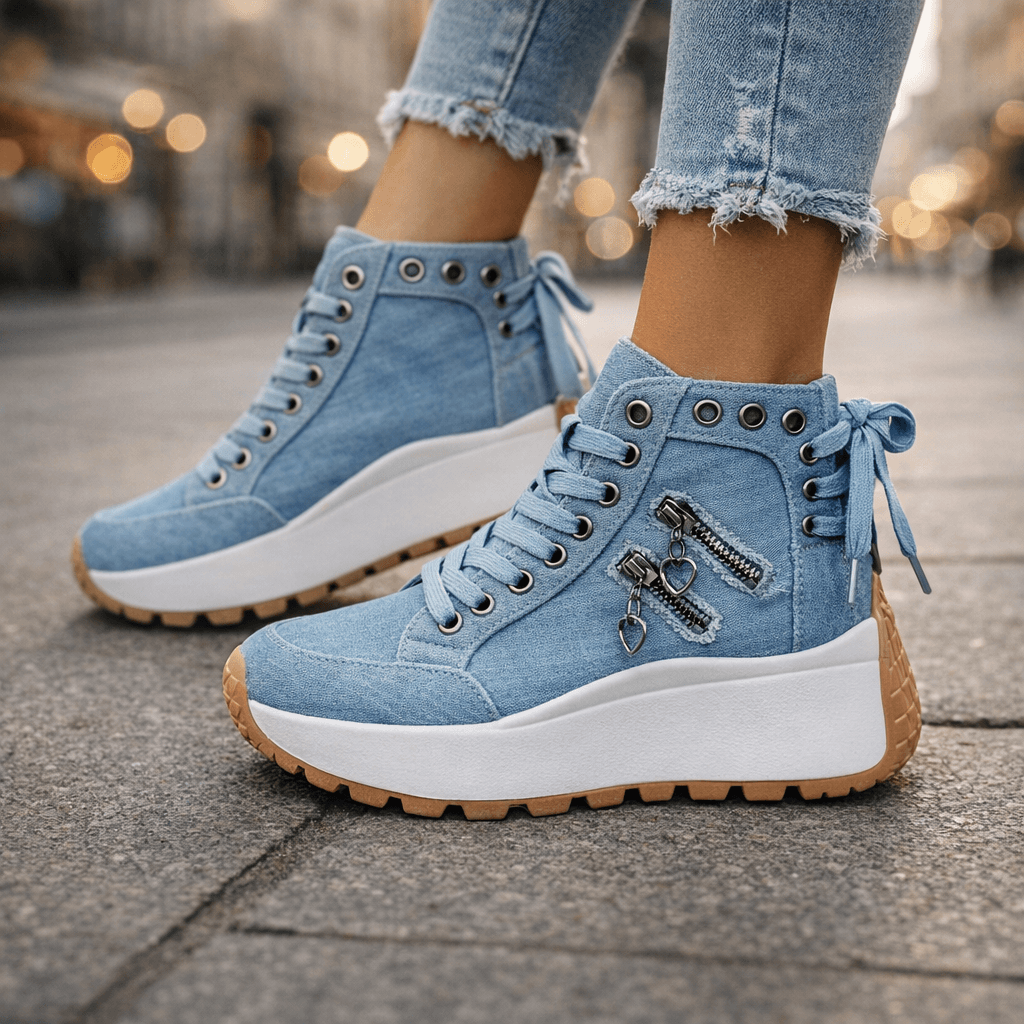 Kerstin | Sportliche High-Top-Sneaker