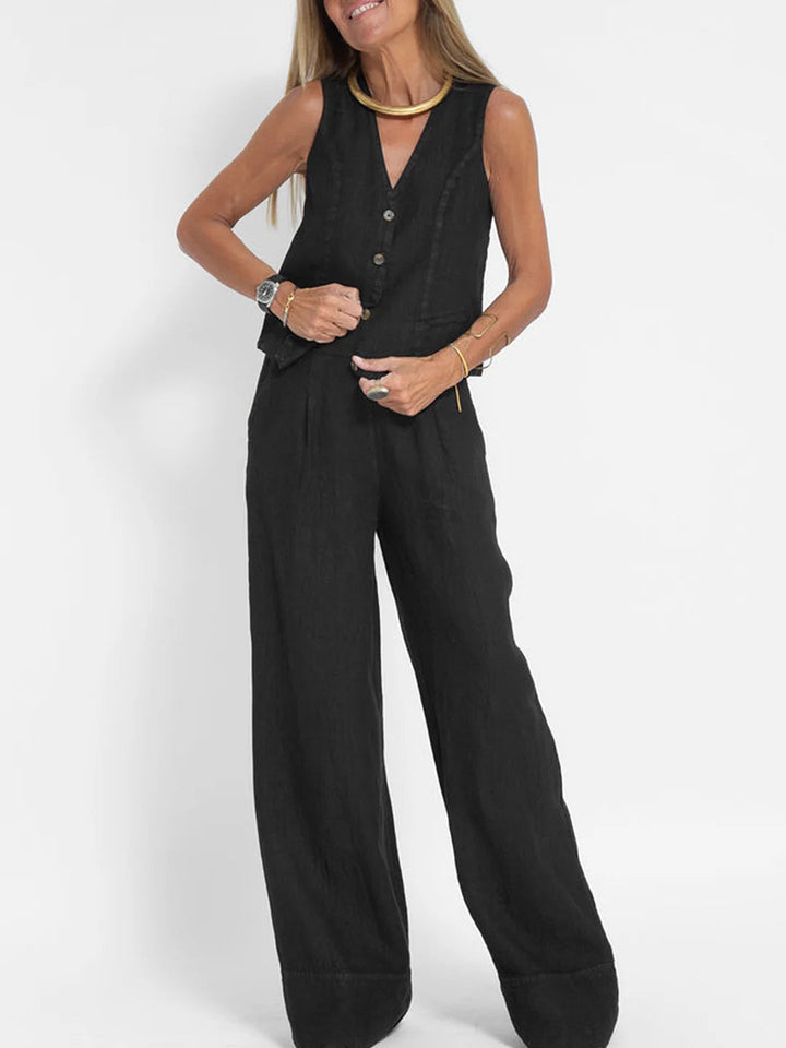 Heike | Elegantes Westen-Hosen-Set