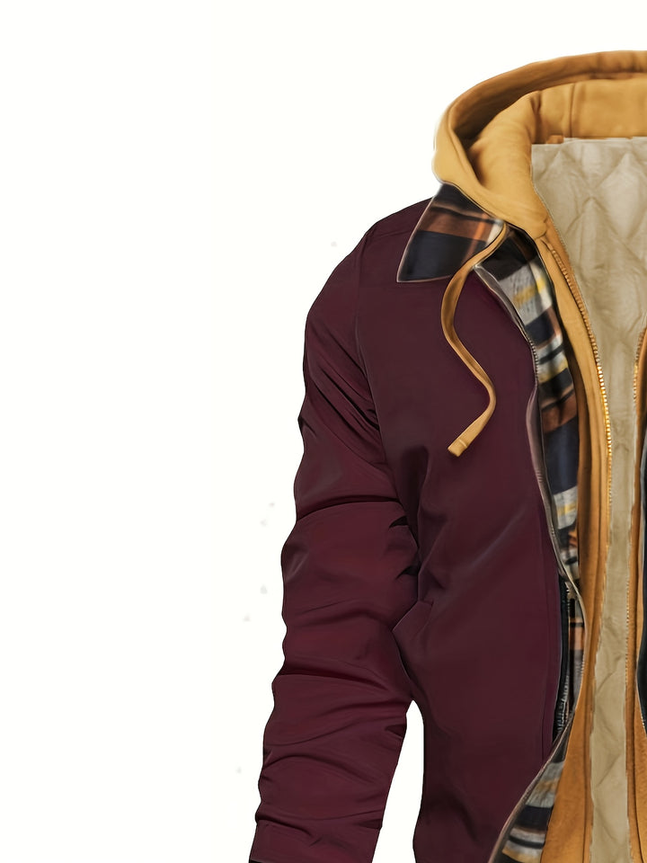 Falko | Gefütterte Kapuzenjacke mit Zipper
