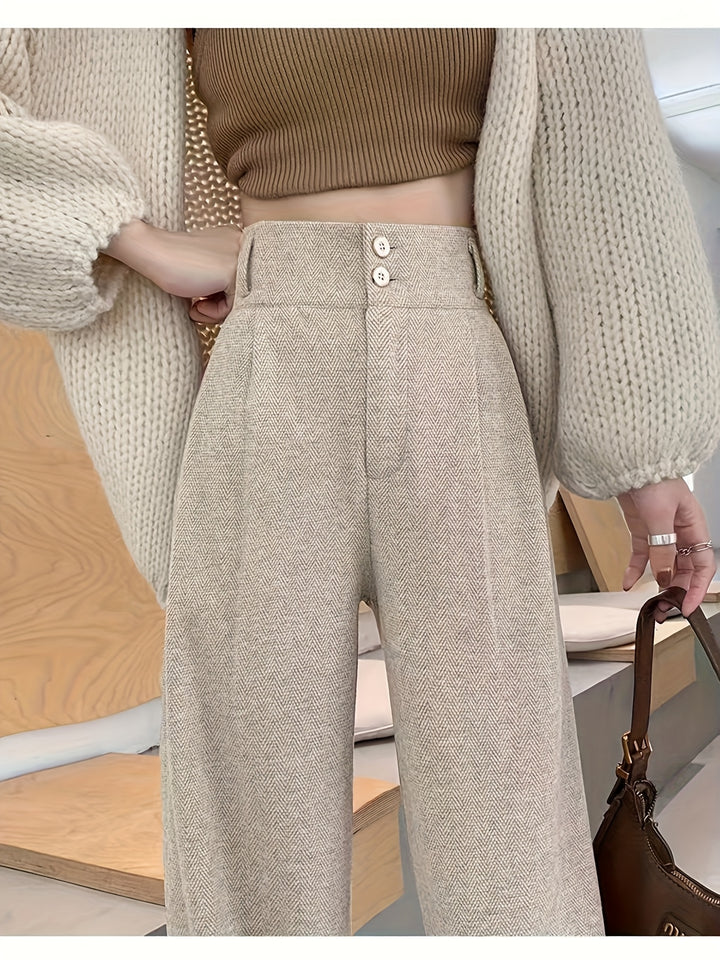 Gudrun | Elegante Weite Marlenehose