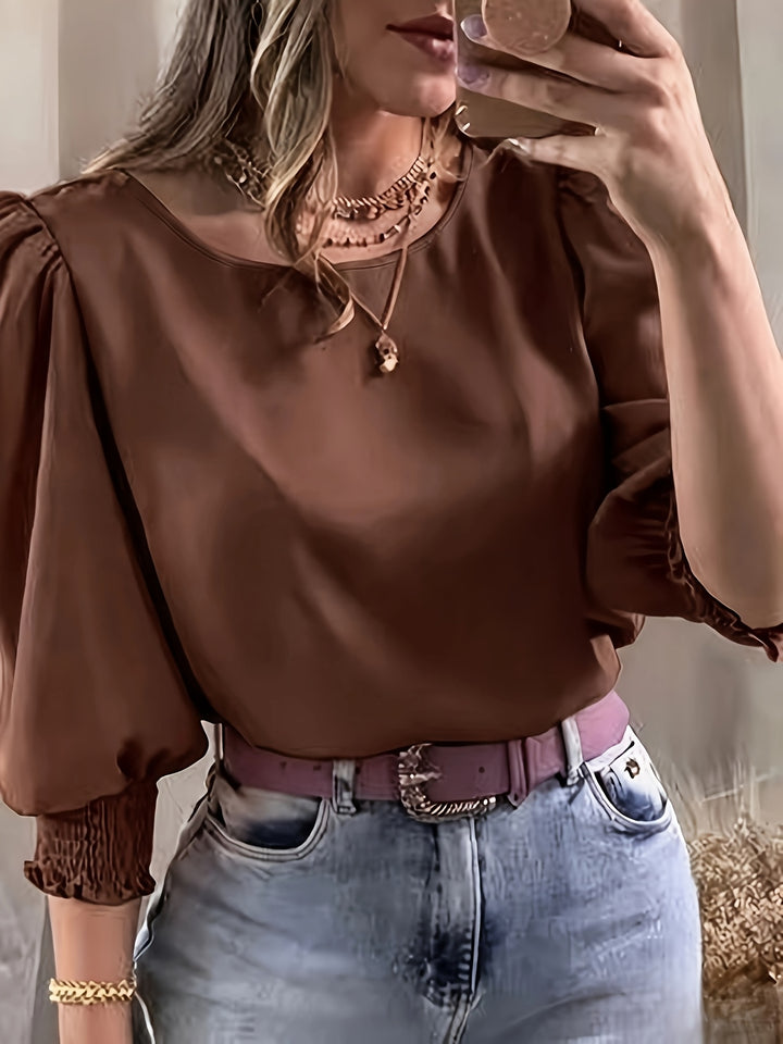 Adelina | Elegante Ballonarm-Bluse