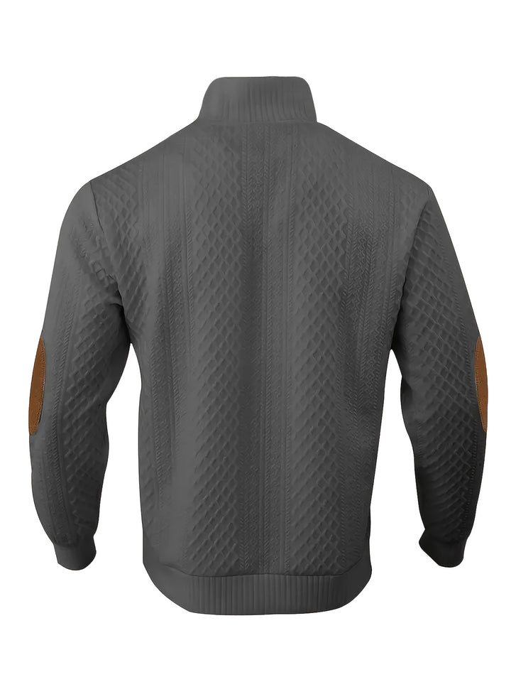 Volkmar | Strukturierter Stehkragen-Pullover