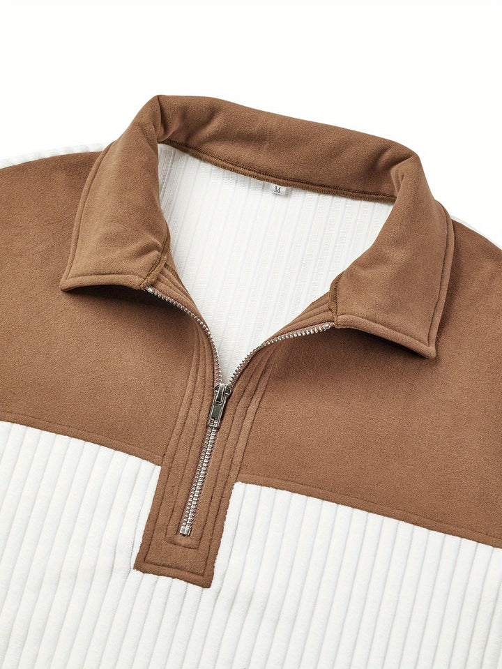 Uwe | Sportlich-eleganter Troyer-Pullover