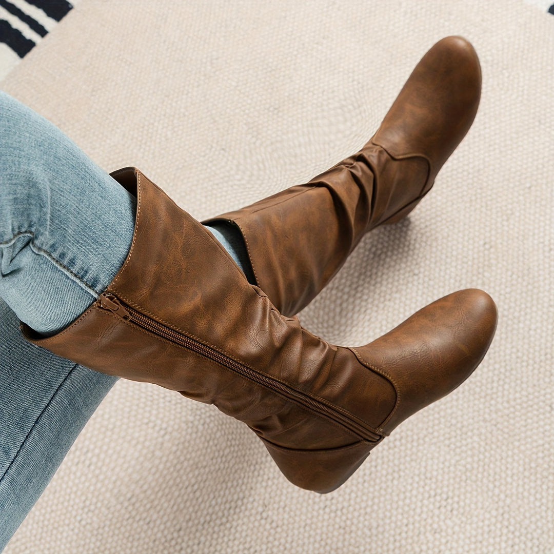 Tanja | Wadenhohe Schlupf-Stiefel