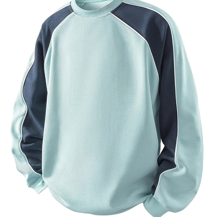 Martin | Sportlich-elegantes Sweatshirt im Zweifarben-Look