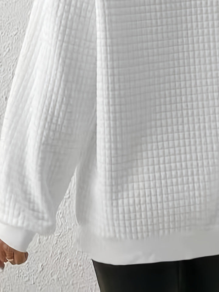 Steffi | Legerer Stehkragen-Pullover