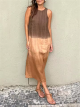 Liselotte | Ärmelloses Sommerkleid mit Rundhalsausschnitt