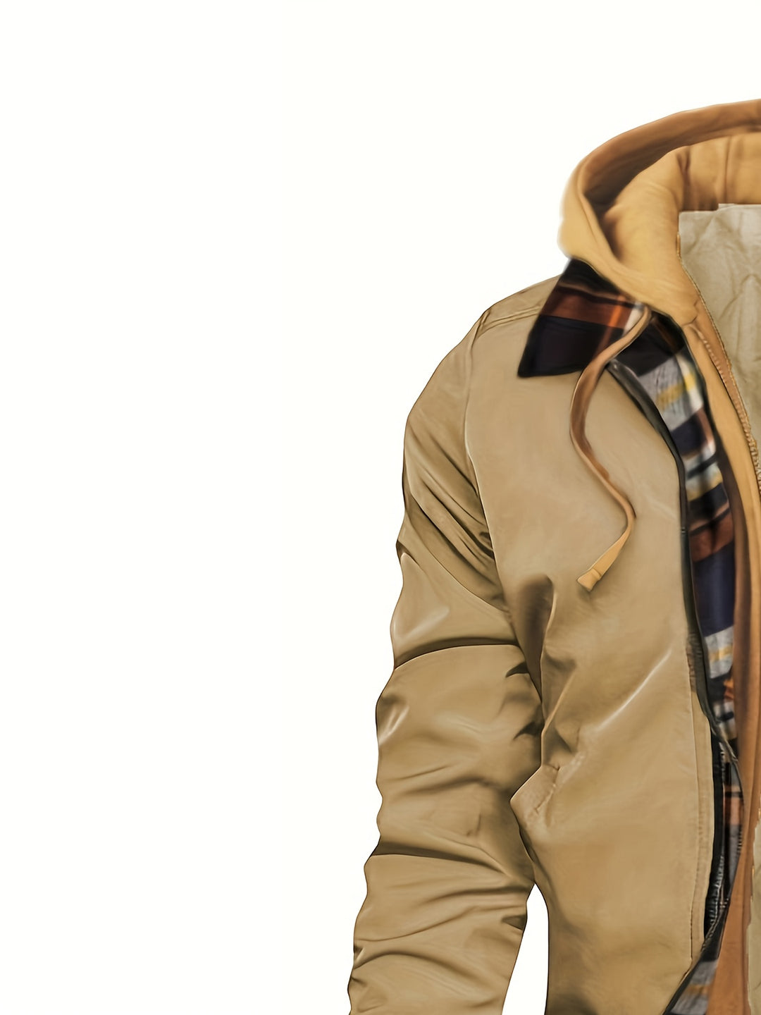 Falko | Gefütterte Kapuzenjacke mit Zipper