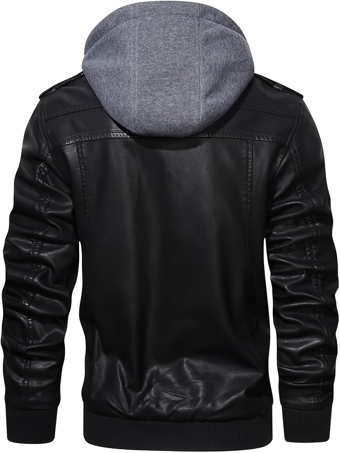 Volkmar | Sportlich-elegante Bikerjacke mit Kapuze
