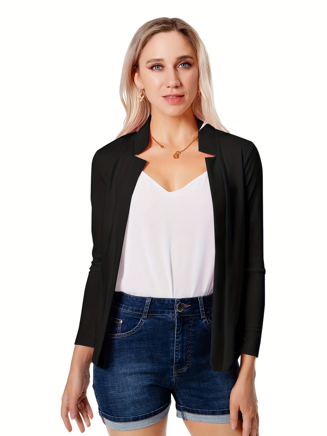 Birgit | Offener Blazer mit Reverskragen