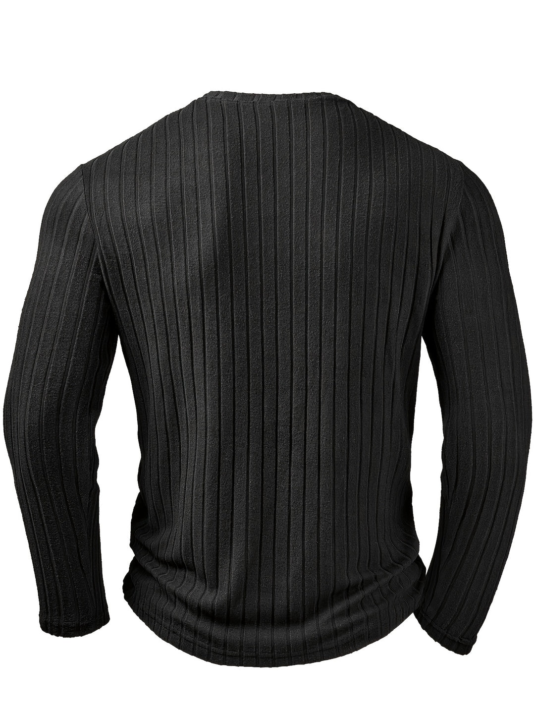 Eckhard | Feingeripptes Longsleeve-Shirt