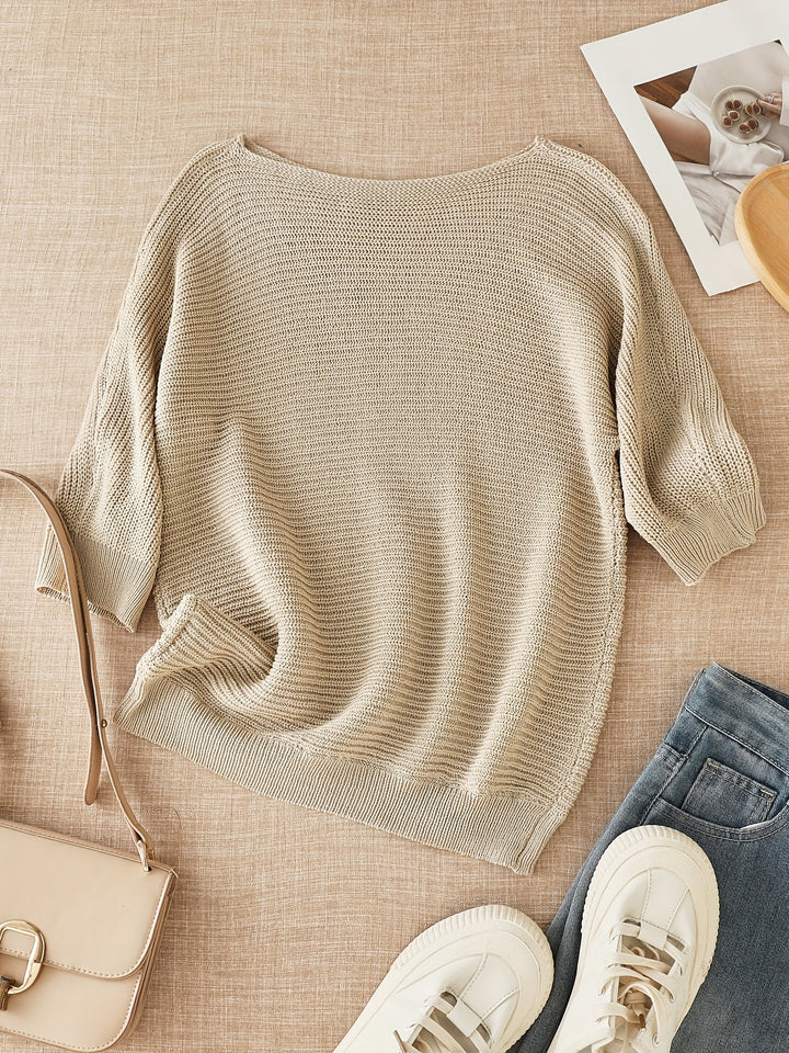 Heidrun | Lockerer Strickpullover