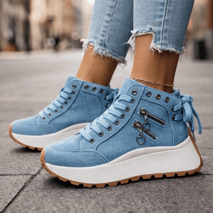 Kerstin | Sportliche High-Top-Sneaker