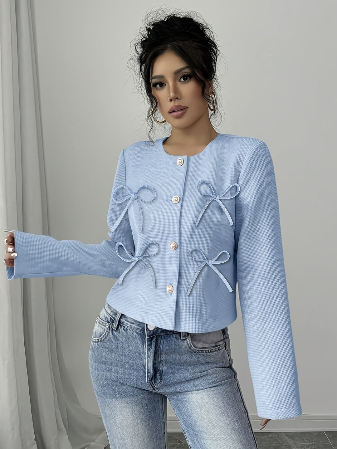Gisela | Elegante Kurzjacke mit Schleifen