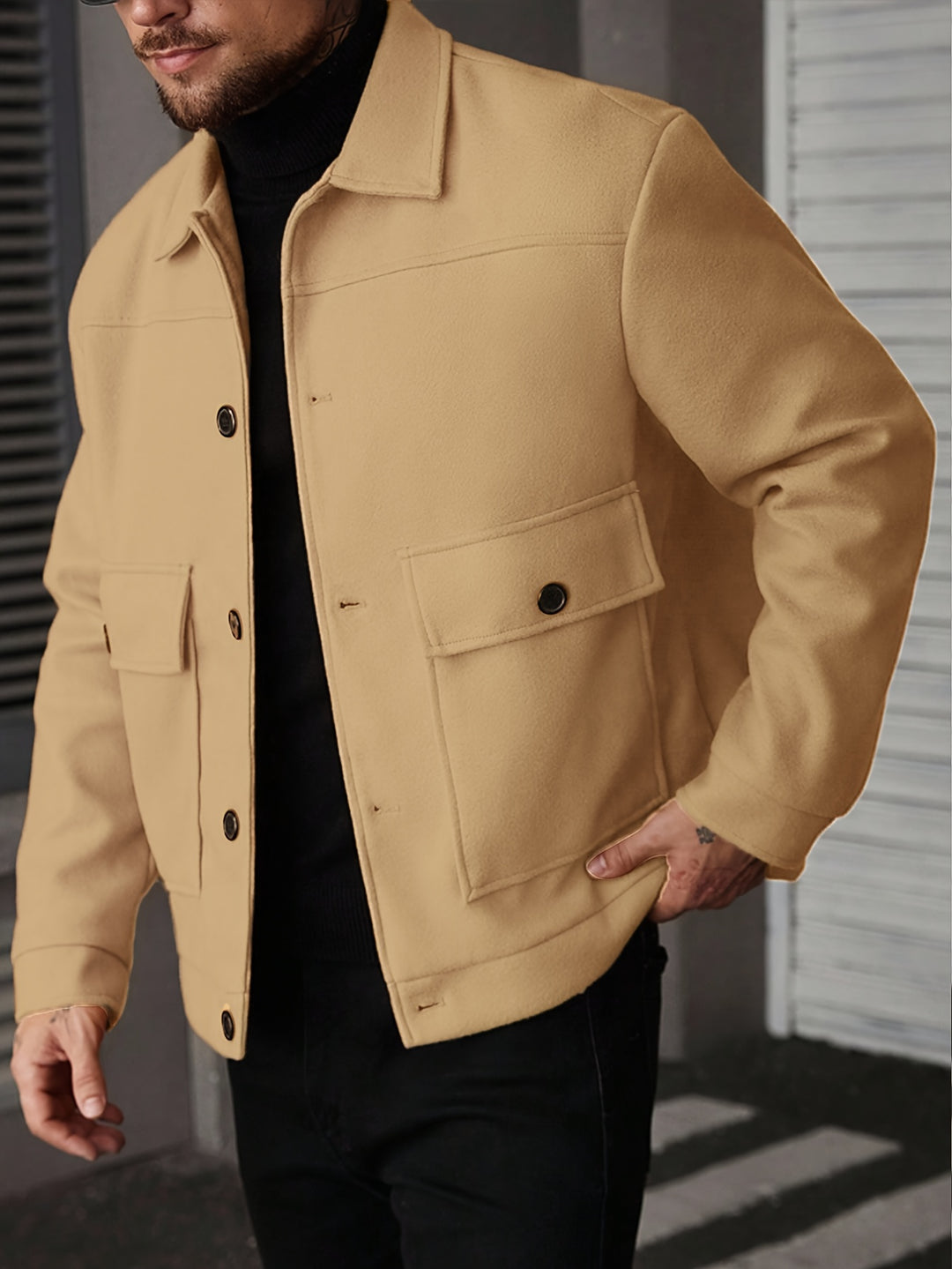 Christoph | Vielseitige Herrenjacke im Hemdstil