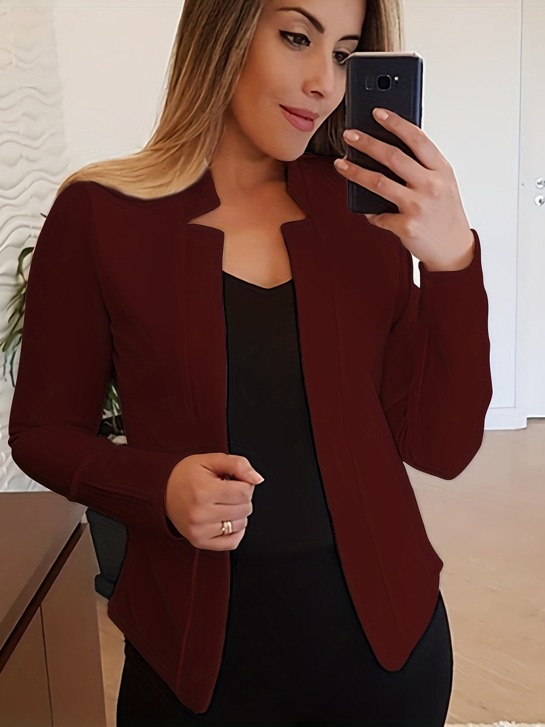 Birgit | Offener Blazer mit Reverskragen