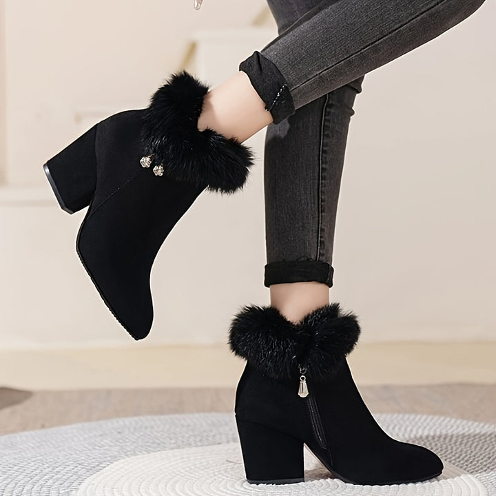 Gesine | Elegante Stiefeletten mit Blockabsatz