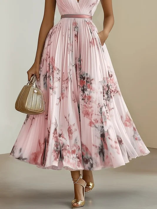 Carlotta | Elegantes Plisseekleid