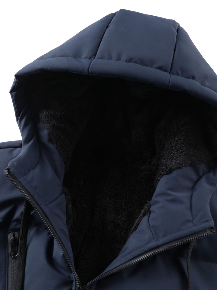 Uwe | Wärmende Kapuzen-Steppjacke