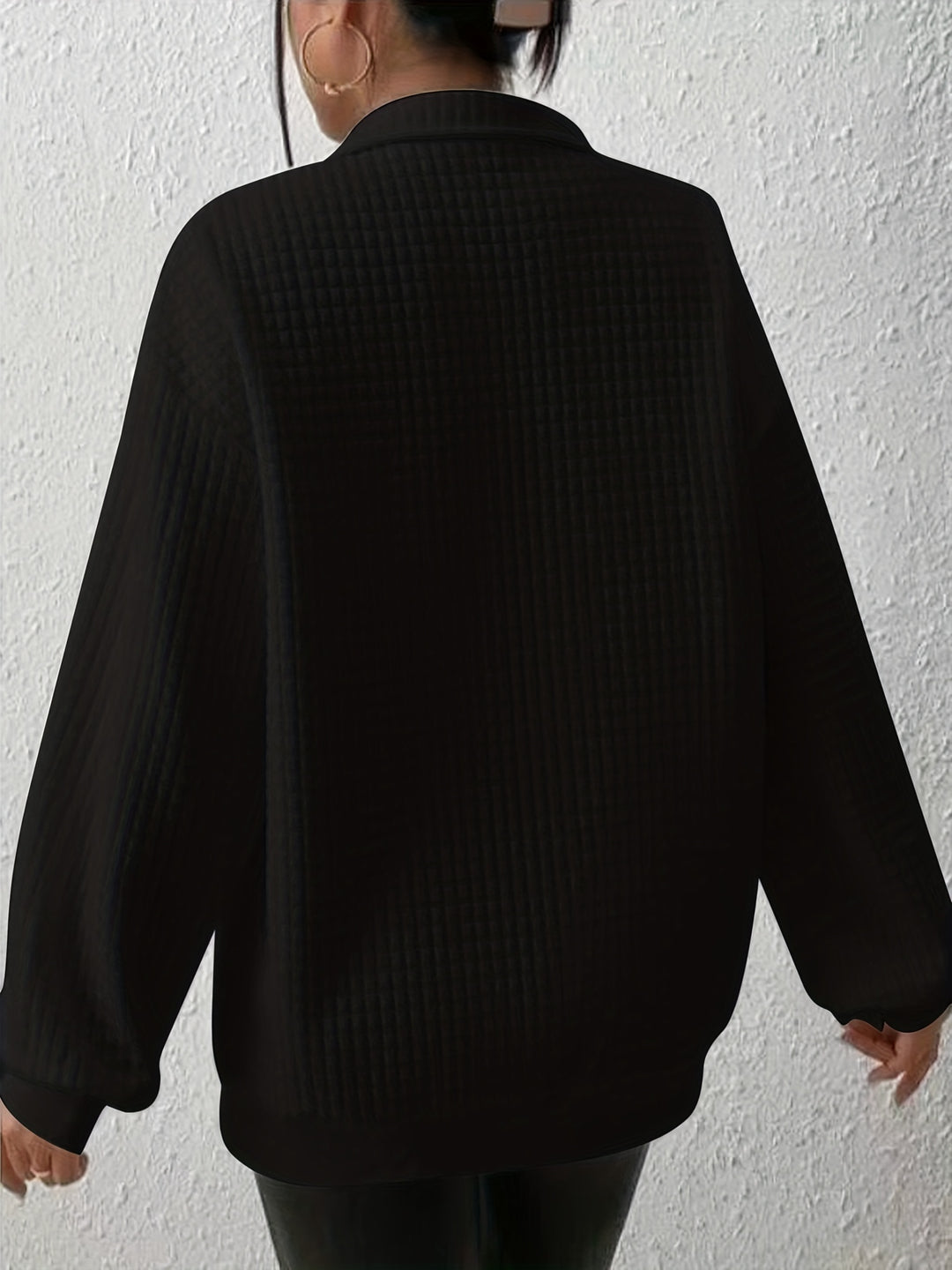 Steffi | Legerer Stehkragen-Pullover