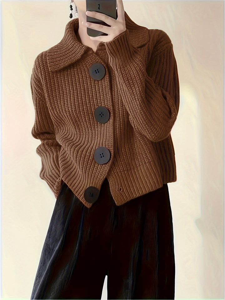 Hanne | Weicher Kragen-Strickpullover