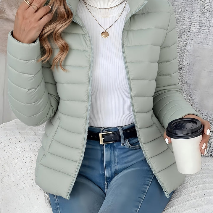 Melanie | Leichte Steppjacke mit Stehkragen