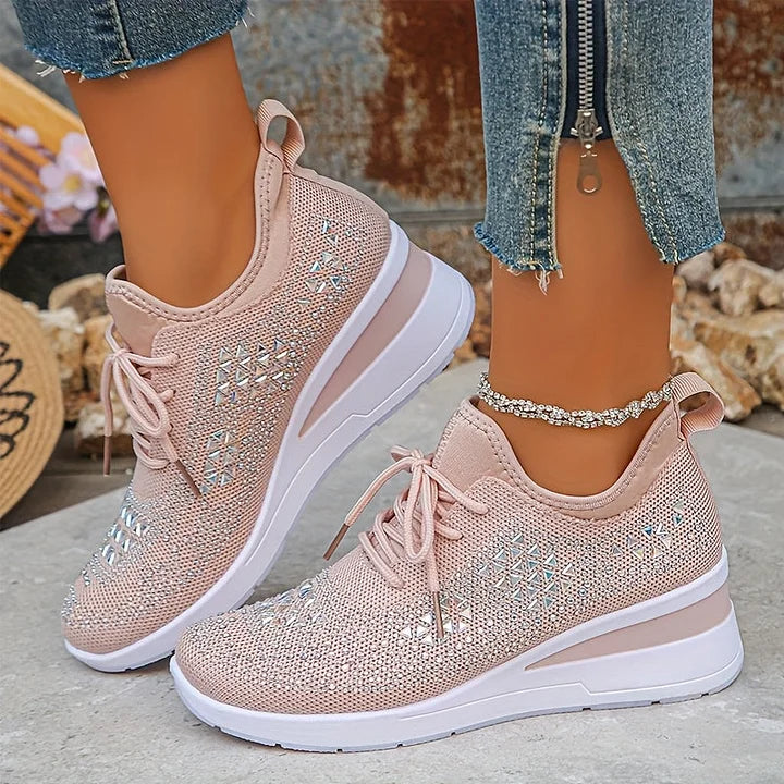 Sonja | Glänzende Komfort-Sneaker