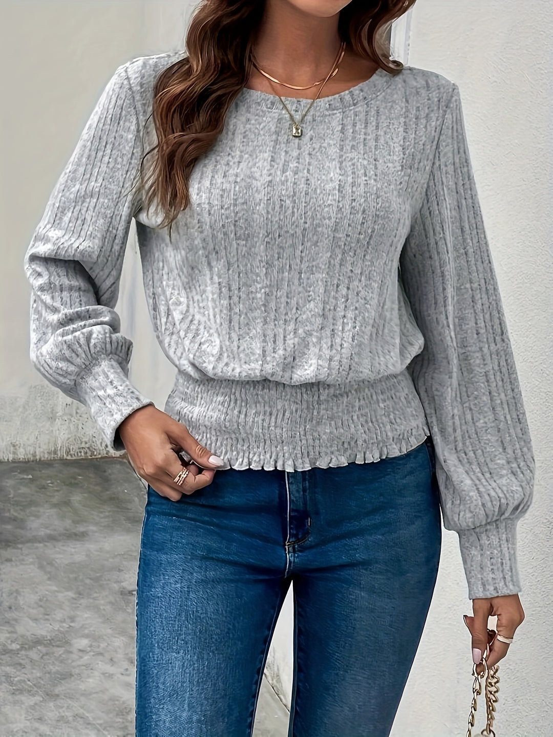 Marta | Elegantes Langarm-Oberteil