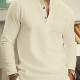 Ottmar | Legeres Longsleeve-Shirt mit Knopfleiste