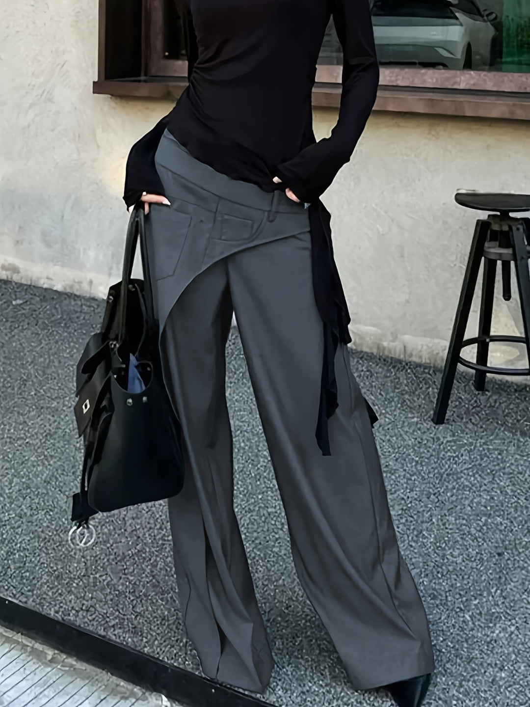 Carolin | Elegante Weite Marlenehose