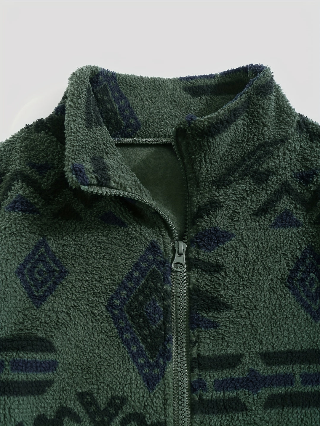 Silvia | Kuschelige Ethno-Jacke mit Muster