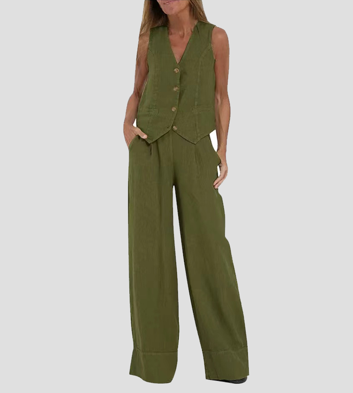 Heike | Elegantes Westen-Hosen-Set