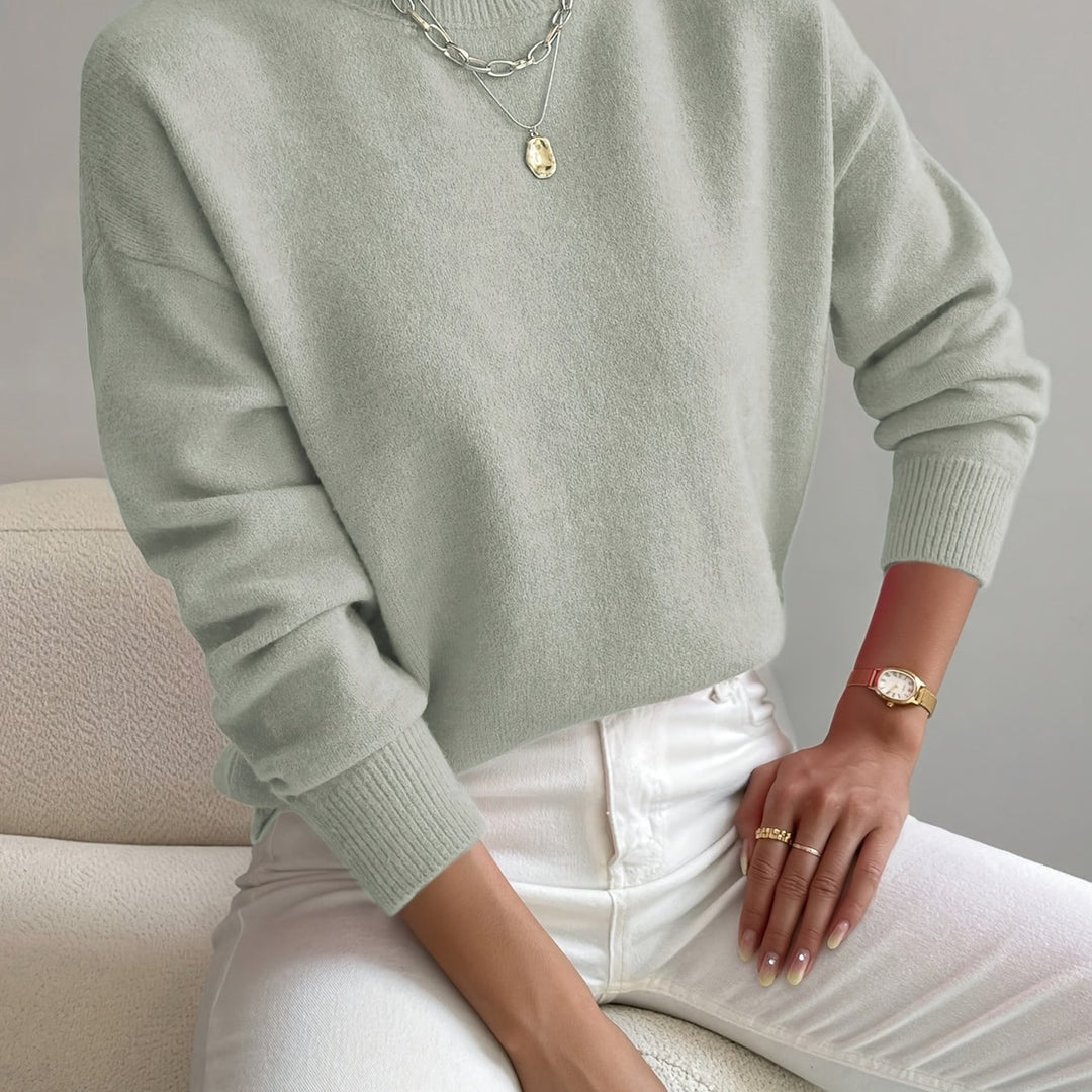 Thekla | Eleganter Stehkragen-Pullover