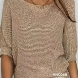 Heidrun | Lockerer Strickpullover