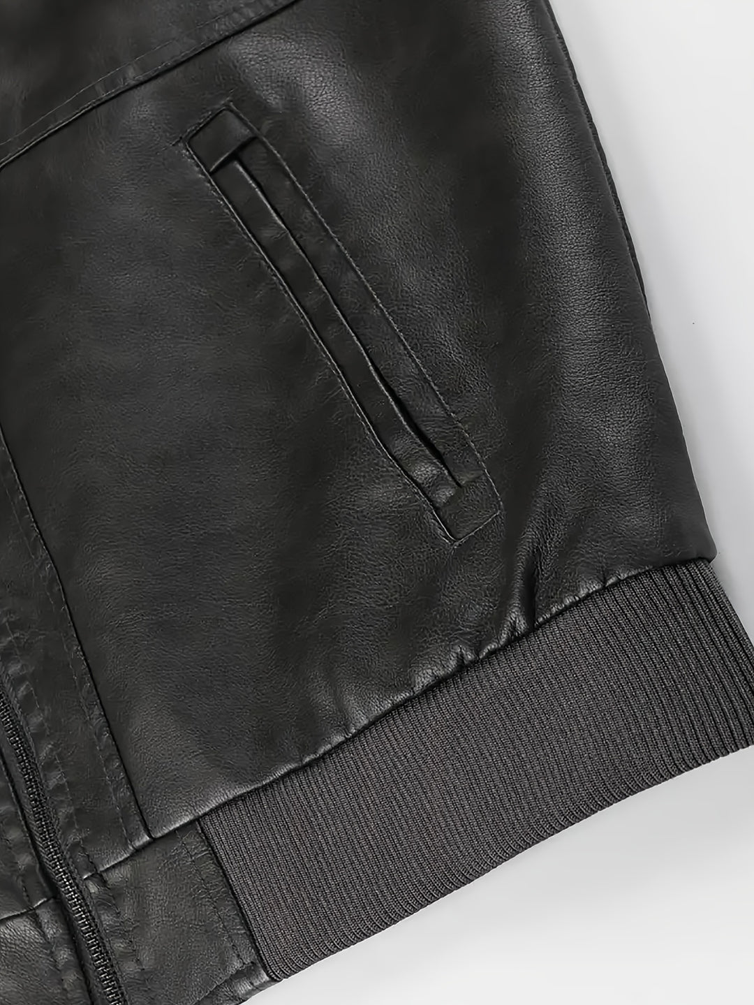 Torsten | Kapuzen-Bikerjacke mit Doppelreißverschluss
