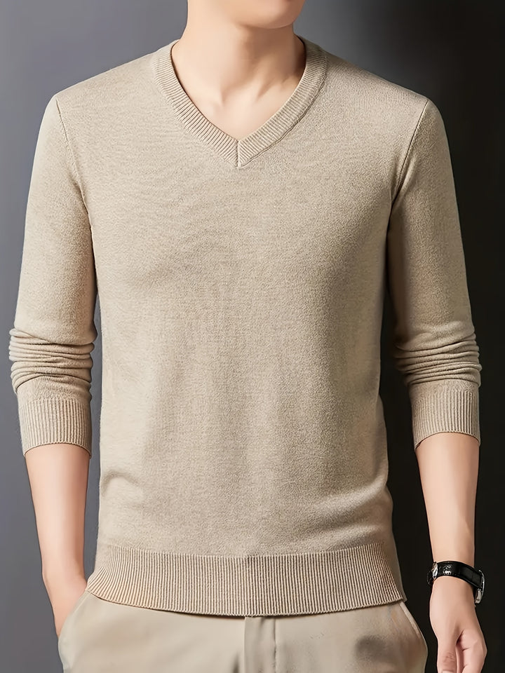 Jens | Klassischer V-Ausschnitt Pullover