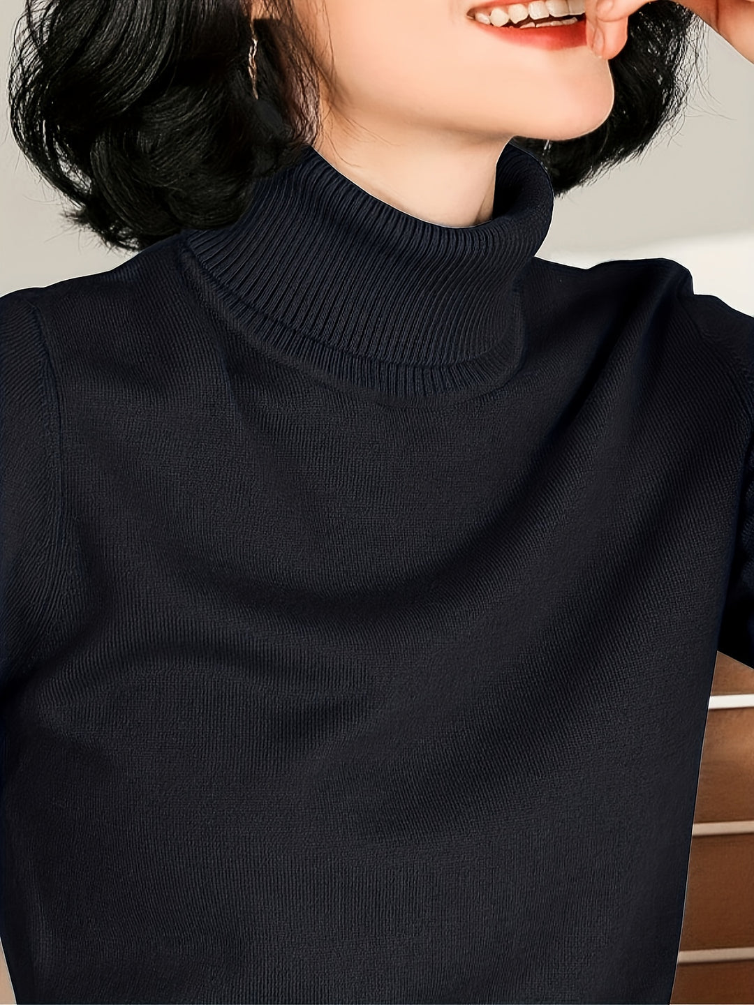 Hertha | Femininer Rollkragenpullover