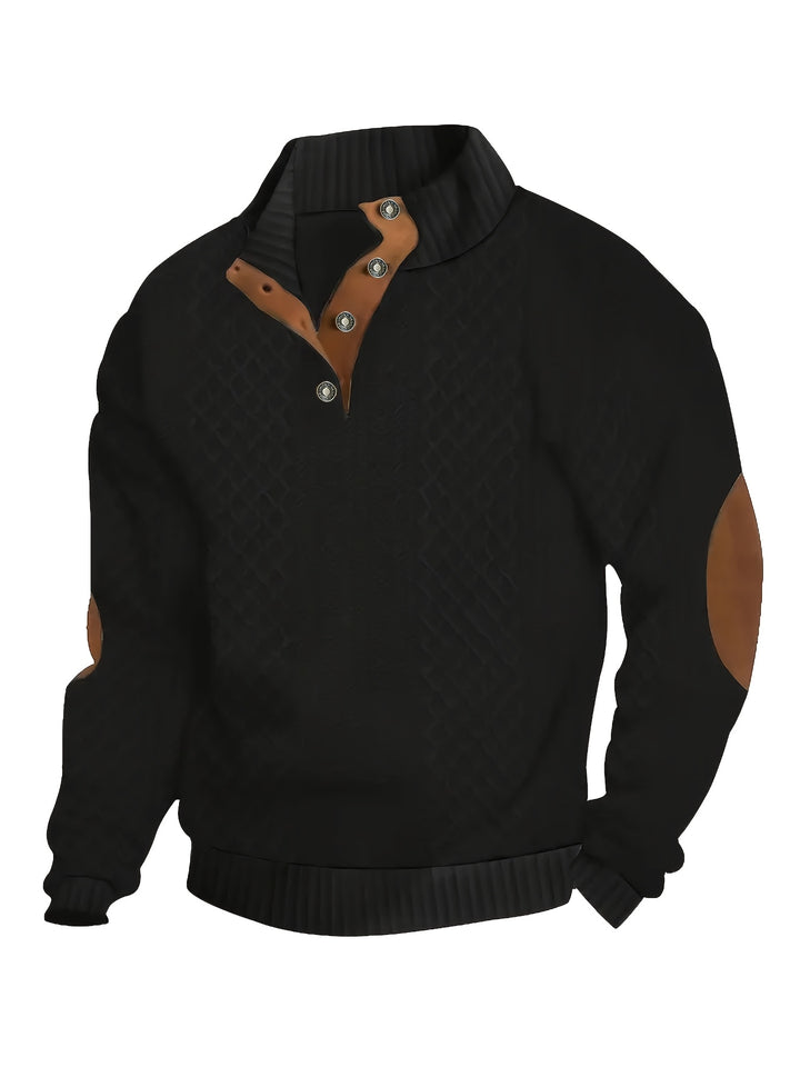 Volkmar | Strukturierter Stehkragen-Pullover