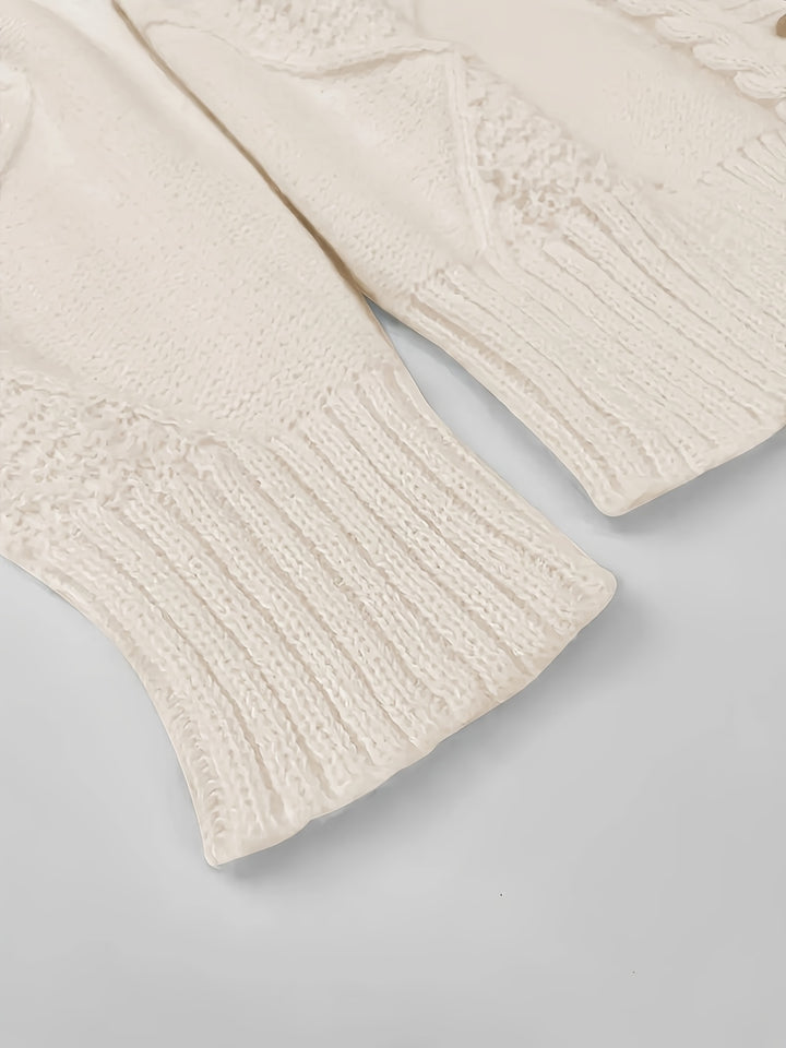 Wiltrud | Kuschelweiche Grobstrick-Strickjacke