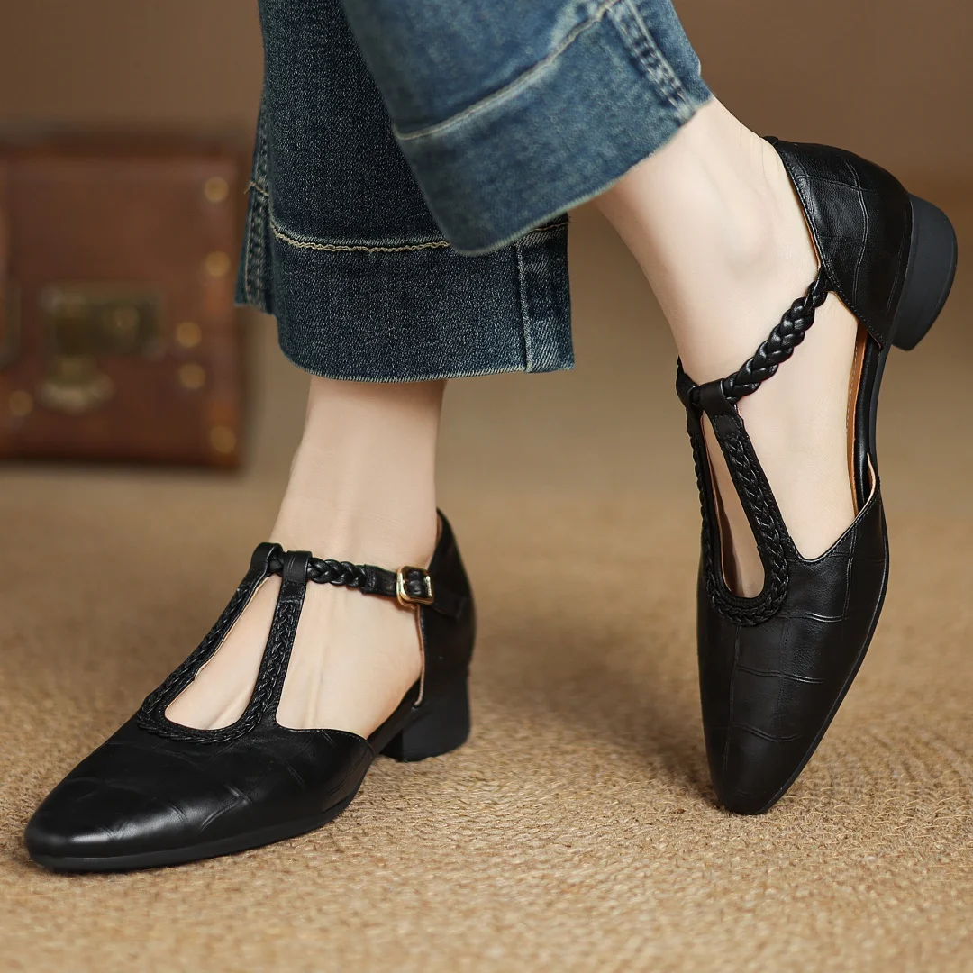 Gisela | Elegante Riemchen-Schuhe