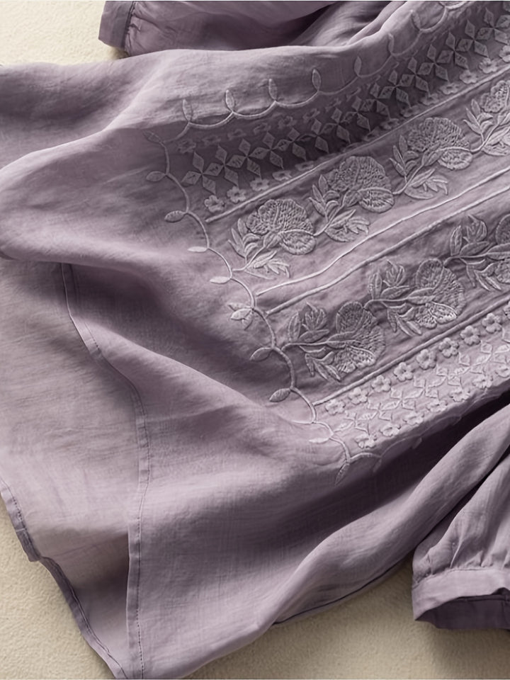 Edeltraud | Bestickte Sommerbluse