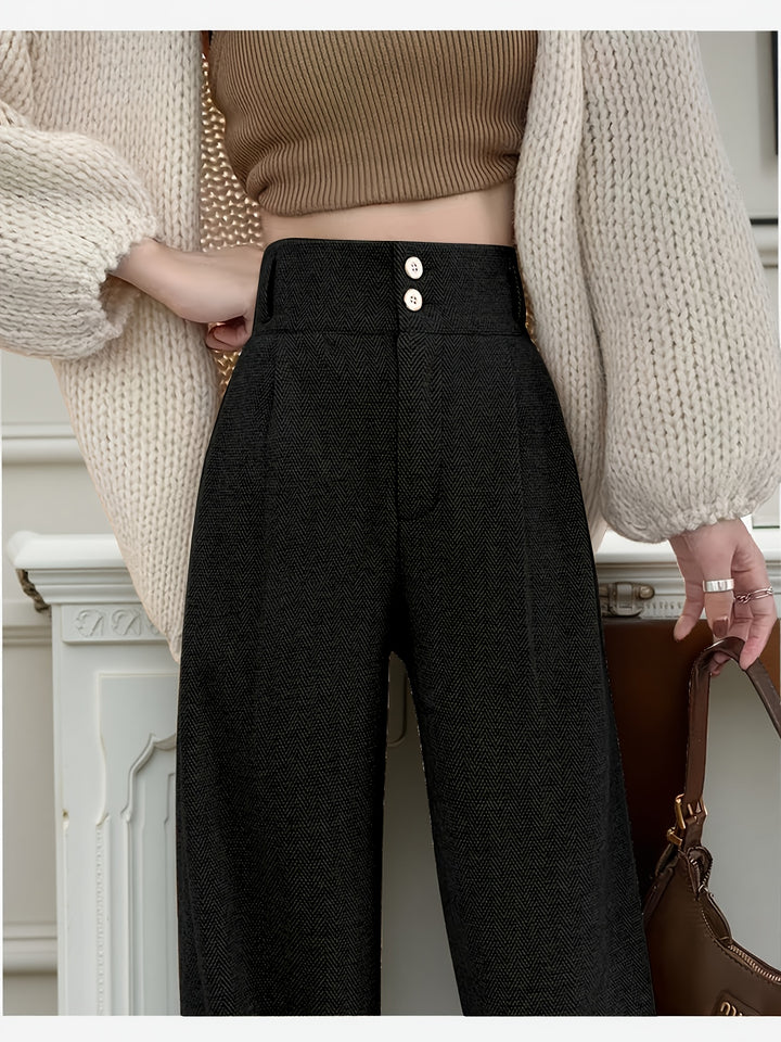 Gudrun | Elegante Weite Marlenehose