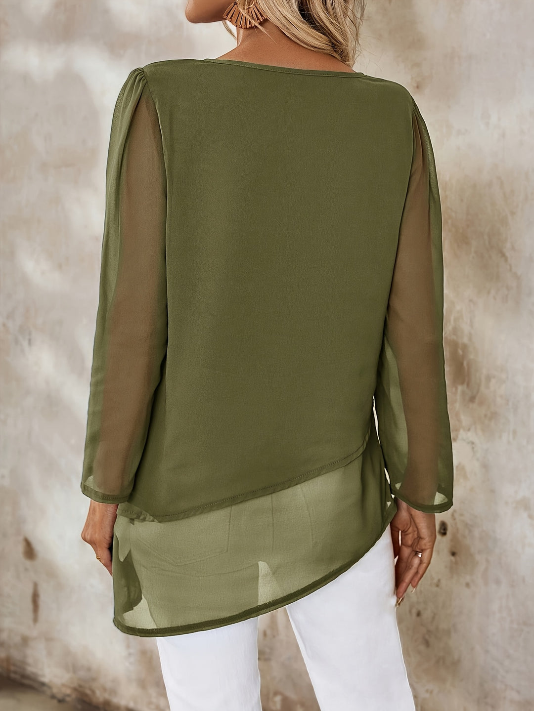 Marga | Elegante Bluse mit Lagen-Optik