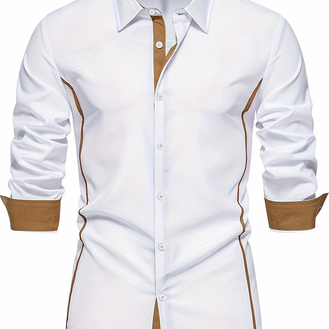 Detlef | Elegantes Kontrast-Hemd